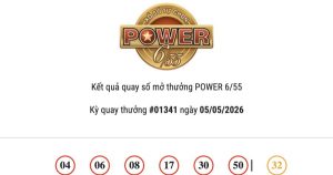 Kết quả Vietlott Power 6/55 ngày 05/05/2026 hai giải Jackpot tiếp tục chờ chủ nhân