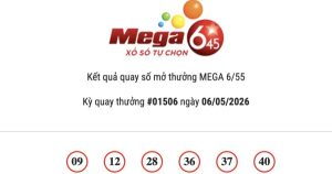 Kết quả Vietlott Mega 6/45 ngày 06/05/2026 Jackpot hơn 20,4 tỷ đồng vô chủ