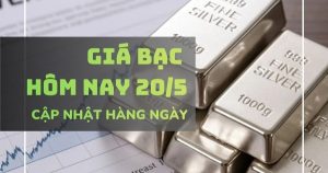 Giá bạc hôm nay 20/5 quay đầu giảm, bạc Phú Quý và DOJI mất hơn 2,3 triệu đồng/kg