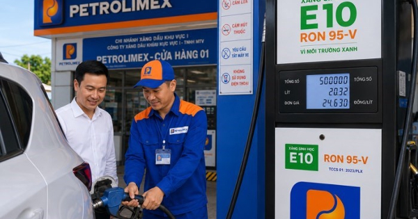 Petrolimex có thêm xăng E10RON95-V tại các cửa hàng trong hệ thống