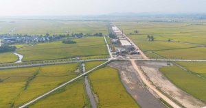 [Photostory] Hình hài trục đường gần 1.200 tỷ đồng đi sân bay Phú Bài đang thi công tại TP Huế