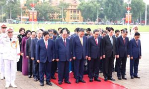 Lãnh đạo Đảng Nhà nước vào Lăng viếng Chủ tịch Hồ Chí Minh