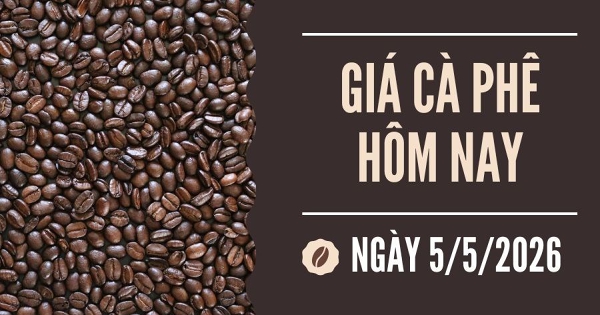 Giá cà phê hôm nay 5/5: Triển vọng về vụ thu hoạch bội thu tại Brazil đang kìm hãm đà tăng của thị trường