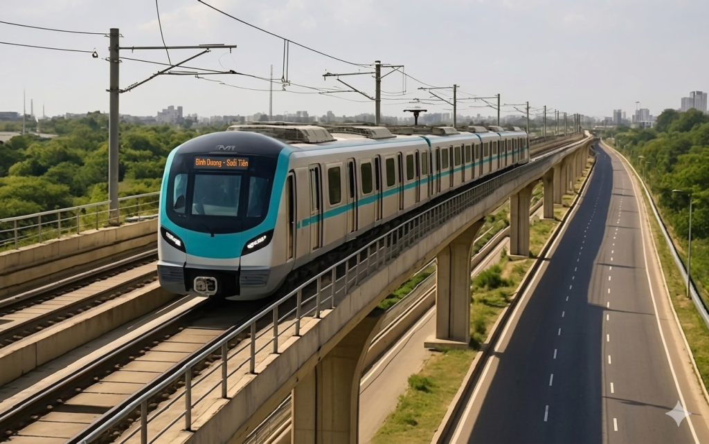 Tuyến Metro Thành phố mới Bình Dương - Suối Tiên
