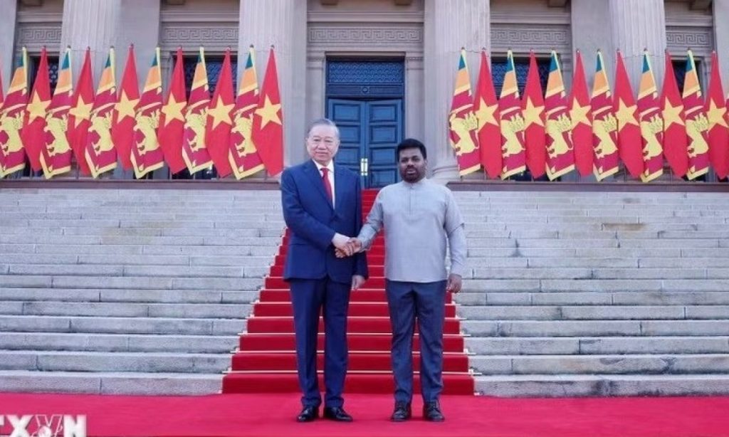 Sri Lanka bắn 21 loạt đại bác chào mừng Tổng Bí thư Chủ tịch nước Tô Lâm