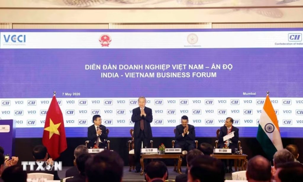 Tổng Bí thư Chủ tịch nước dự Diễn đàn doanh nghiệp Việt Nam Ấn Độ