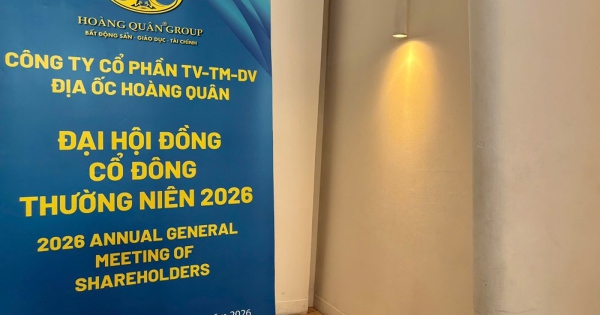 [LIVE] ĐHĐCĐ Hoàng Quân: Tham vọng cung cấp 50.000 căn NOXH trong 2026 - 2030, phát triển thêm dự án hoa viên nghĩa trang