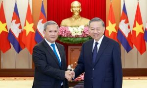 Tổng Bí thư Chủ tịch nước tiếp Thủ tướng Campuchia Hun Manet