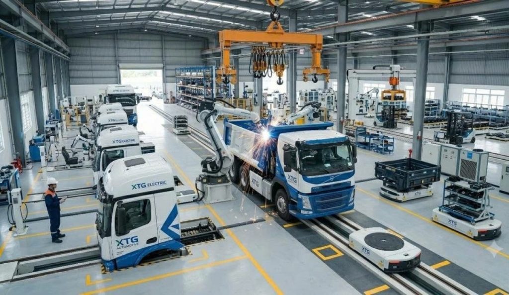 Xuân Thiện Group muốn sản xuất xe tải điện máy công trình điện tại Ninh Bình