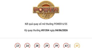 Kết quả Vietlott Power 6/55 ngày 04/06/2026: Cả hai giải Jackpot đều không có chủ nhân trúng thưởng