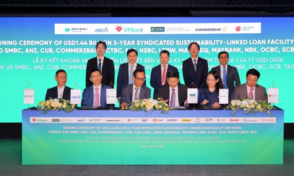 VPBank huy động khoản vay 1 44 tỷ USD từ 15 định chế tài chính quốc tế