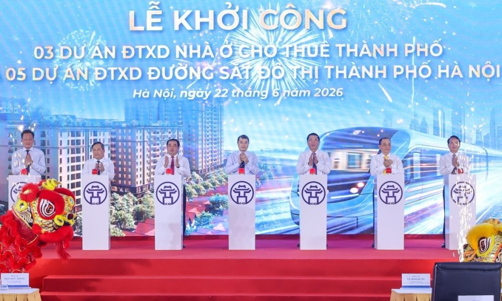 Hà Nội khởi công 5 tuyến đường sắt 3 dự án nhà ở cho thuê