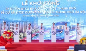 Hà Nội khởi công 5 tuyến đường sắt 3 dự án nhà ở cho thuê