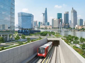 Tuyến Metro Bến Thành - Thủ Thiêm được thiết kế đi ngầm toàn tuyến