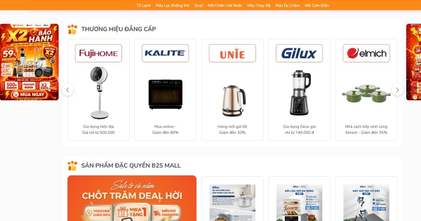 B2S Mall ký kết hợp tác chiến lược, phân phối nhiều thương hiệu gia dụng trong nước và quốc tế