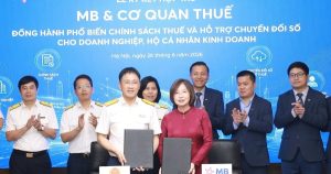 ‏MB và cơ quan thuế ký kết hợp tác: ‏Lấy người nộp thuế làm trung tâm – Lấy chuyển đổi số làm nền tảng