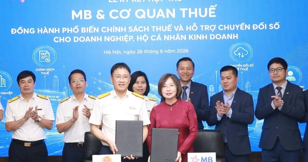 ‏MB và cơ quan thuế ký kết hợp tác: ‏Lấy người nộp thuế làm trung tâm – Lấy chuyển đổi số làm nền tảng