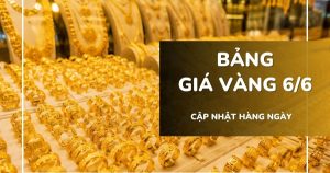 Bảng giá vàng hôm nay 6/6: Vàng SJC, nhẫn trơn lao dốc không phanh, bốc hơi tới 3 triệu đồng/lượng