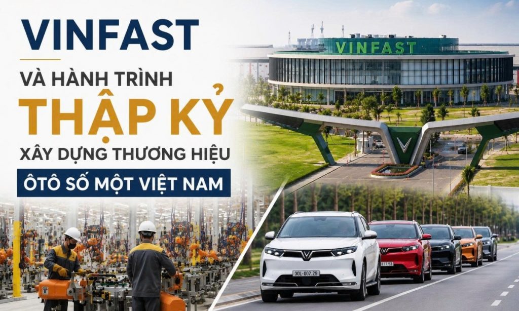 VinFast và hành trình thập kỷ xây dựng thương hiệu ôtô số một Việt Nam