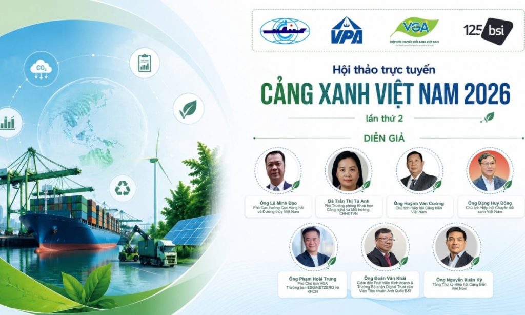 Chuyển đổi xanh cảng biển Muốn giảm phát thải phải đo lường được phát thải