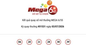 Kết quả Vietlott Mega 6/45 ngày 03/07/2026 Jackpot hơn 16,5 tỷ đồng chưa tìm thấy chủ nhân