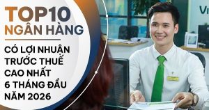 Hé lộ bảng xếp hạng lợi nhuận các ngân hàng 6 tháng đầu năm 2026