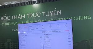 Hơn 3.600 người tham gia bốc thăm online mua nhà ở xã hội CT3 Kim Chung