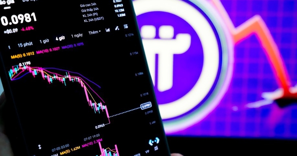Giá tiền ảo Pi lần đầu xuống dưới 0,1 USD
