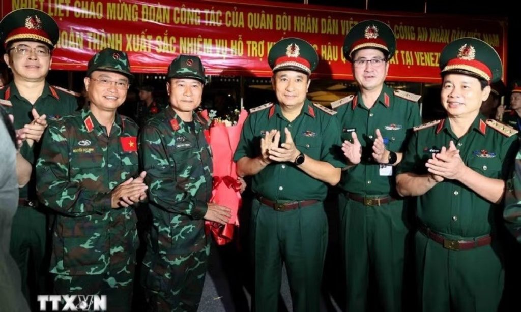 Đoàn cứu hộ cứu nạn Việt Nam trở về nước hoàn thành nhiệm vụ tại Venezuela
