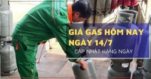 Giá gas hôm nay 14/7 giá đổi bình gas 12kg hôm nay đồng loạt đi ngang