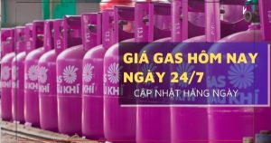 Giá gas hôm nay 24/7 giá gas Petrolimex, PV GAS và Saigon Petro đồng loạt đi ngang