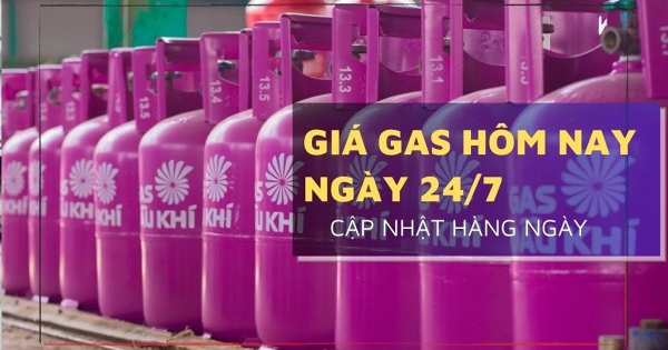 Giá gas hôm nay 24/7 giá gas Petrolimex, PV GAS và Saigon Petro đồng loạt đi ngang