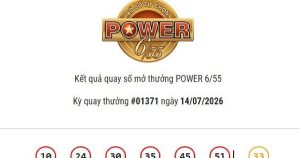 Kết quả Vietlott Power 6/55 ngày 14/07/2026 cả hai giải Jackpot đều không có chủ nhân trúng thưởng