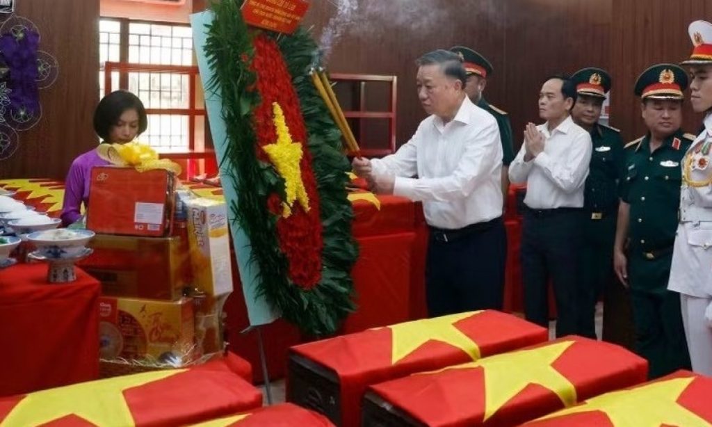Tìm kiếm quy tập xác định danh tính liệt sỹ là trách nhiệm thiêng liêng