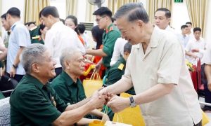 Tổng Bí thư Chủ tịch nước thăm Trung tâm Điều dưỡng thương binh Thuận Thành