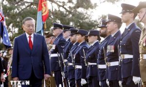 Lễ đón Tổng Bí thư Chủ tịch nước Tô Lâm thăm cấp Nhà nước Australia