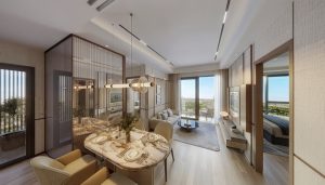 Dấu mở rộng không gian sống trong căn hộ tại The Parkland