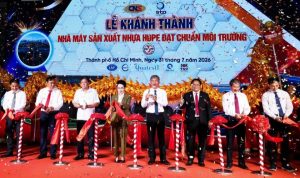 CNS và STP khánh thành nhà máy sản xuất nhựa HDPE tại TP HCM