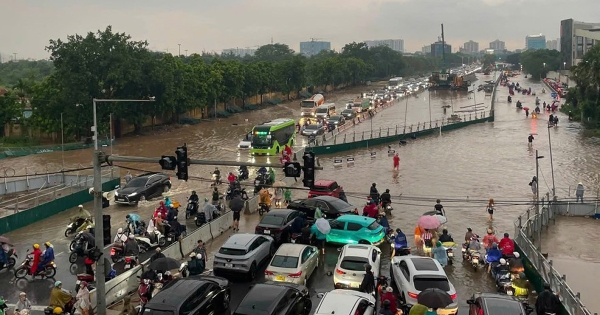 Hà Nội nêu nguyên nhân xuất hiện điểm ngập ở Long Biên