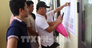 Bốc thăm đất tái định cư cho người dân phục vụ dự án sân bay Gia Bình