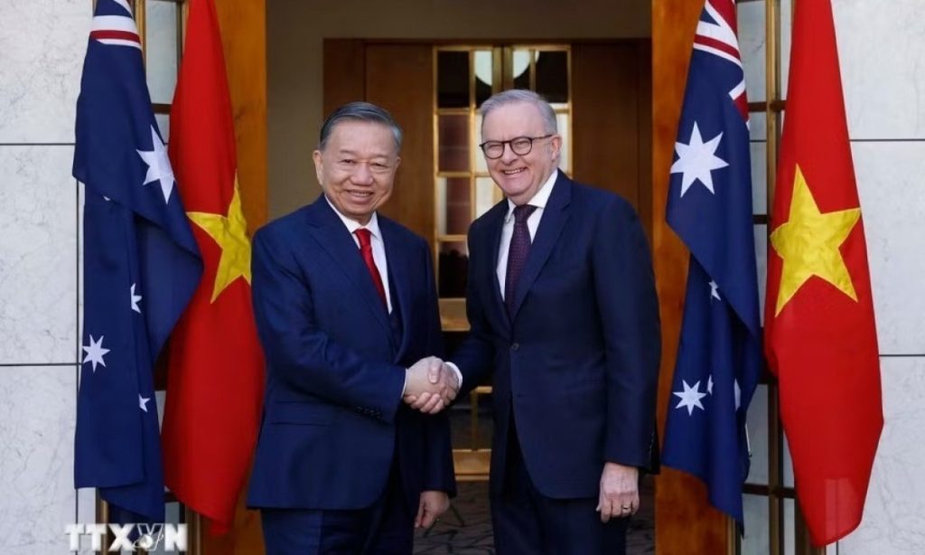 Tiếp tục đưa quan hệ Việt Nam Australia lên tầm cao mới