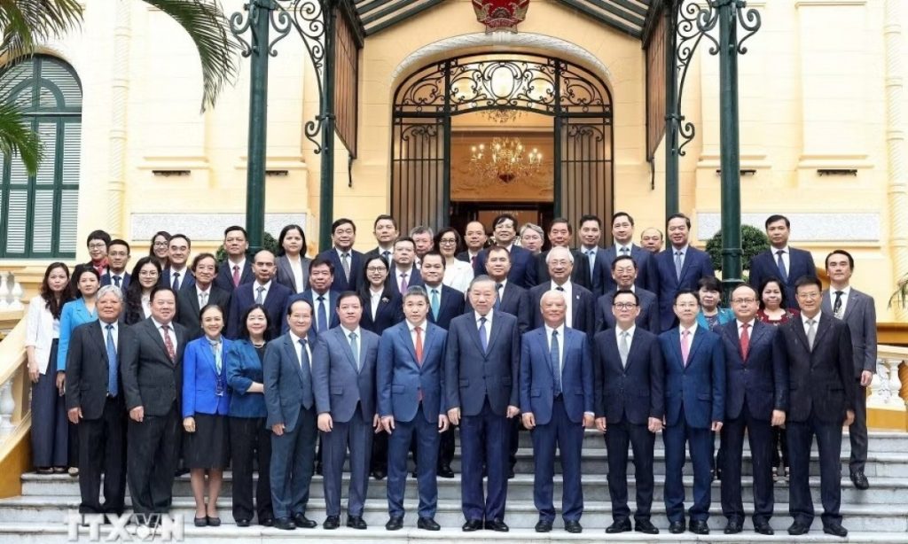 Tổng Bí thư Chủ tịch nước gặp Đại biểu Liên hiệp các tổ chức hữu nghị Việt Nam