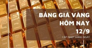 Bảng giá vàng hôm nay 12/9: Vàng SJC tăng sốc, vàng nhẫn cũng cộng thêm 1,6 triệu đồng/lượng