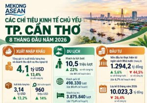 TP Cần Thơ Xuất khẩu và dịch vụ thu ngoại tệ đạt gần 4 1 tỷ USD sau 8 tháng